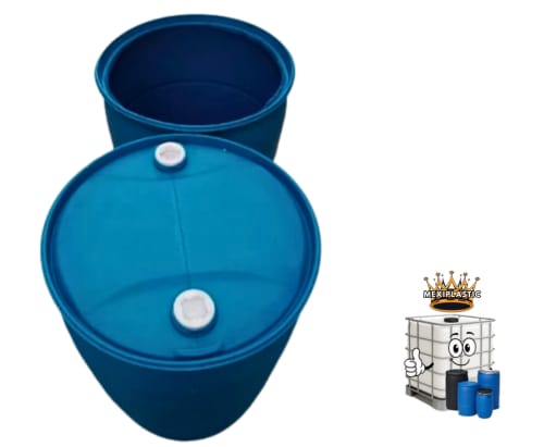 TAMBO DE PLASTICO 220 LITROS SEMINUEVO (SELLADO U ABIERTO)