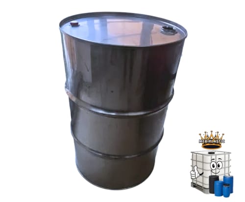 TAMBO DE ACERO INOXIDABLE 200 LITROS CELLADO SEMINUEVO