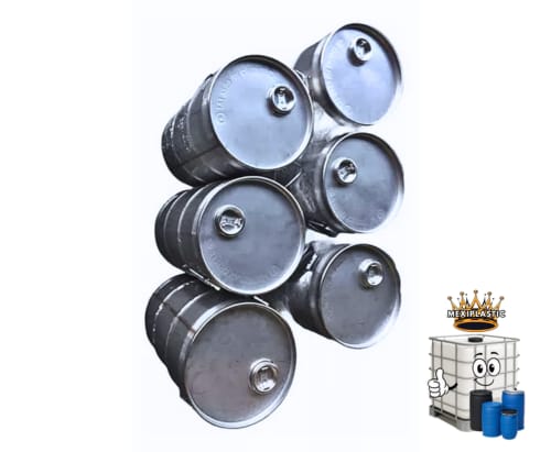 TAMBO DE ACERO INOXIDABLE 30 LITROS SELLADO SEMINUEVO