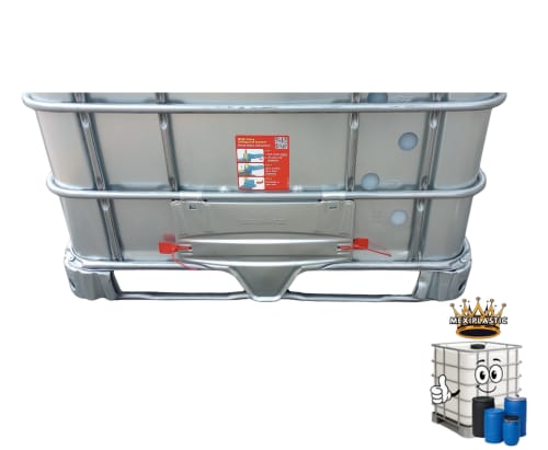 CONTENEDOR IBC TOTEM 1000 LITROS DE CUBIERTA METALICA GALVANIZADA NUEVO