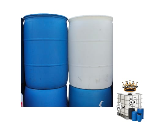 TAMBO DE PLASTICO 220 LITROS DE 2da USADO DE RECUPERACION (SELLADO U ABIERTO)
