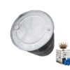 TAMBO DE ACERO INOXIDABLE (NUEVO) 220 LITROS CON TAPA DESMONTABLE