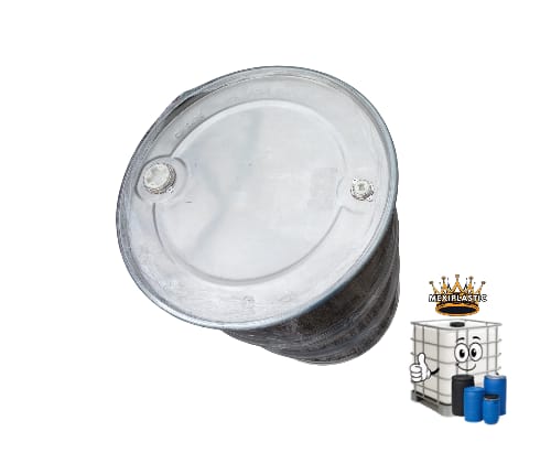 TAMBO DE ACERO INOXIDABLE (NUEVO) 220 LITROS CON TAPA DESMONTABLE