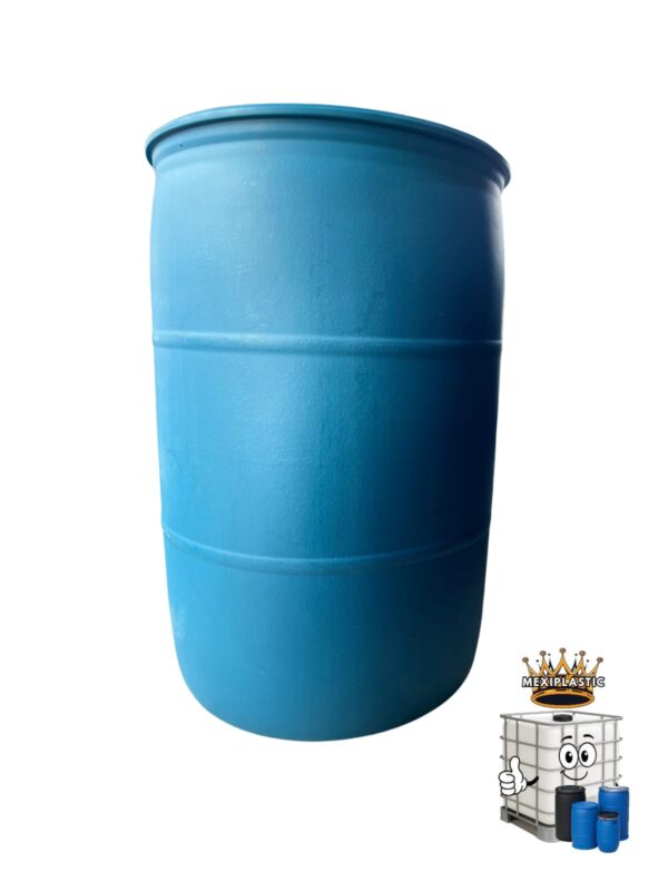 TAMBO DE PLASTICO 220 LITROS SEMINUEVO (SELLADO U ABIERTO)